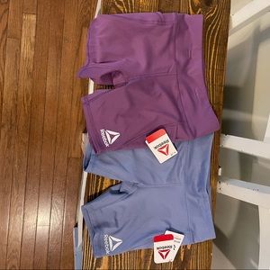 New 2 pair Reebok Girls Bike Shorts